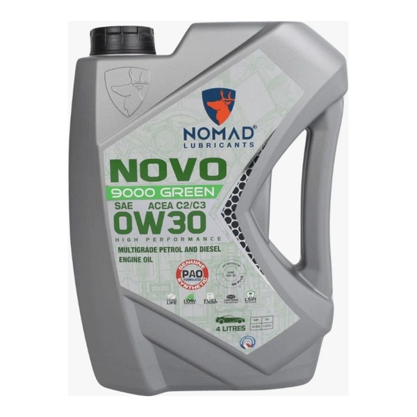 NOMAD  NOVO 9000 GREEN  0W30  SP  C2/C3  синт.  4л (6297001279342)