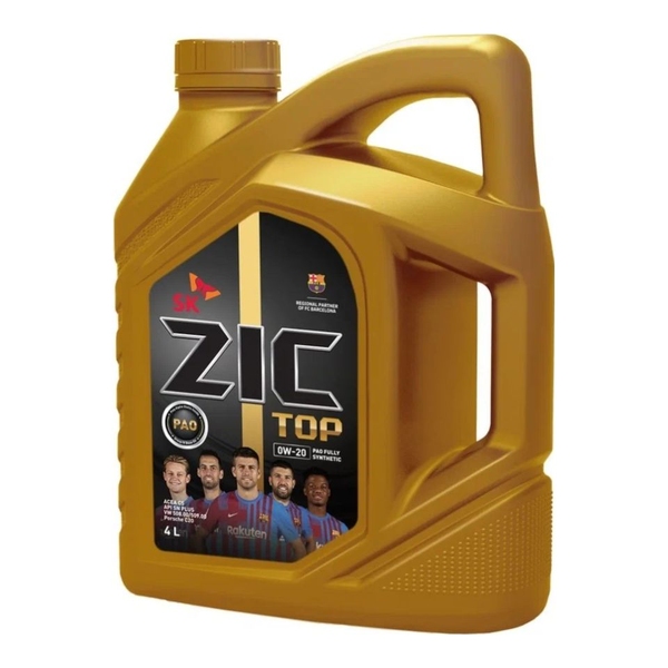 ZIC  TOP LS  0W20  SN+  C5  синт.  4л (162679)