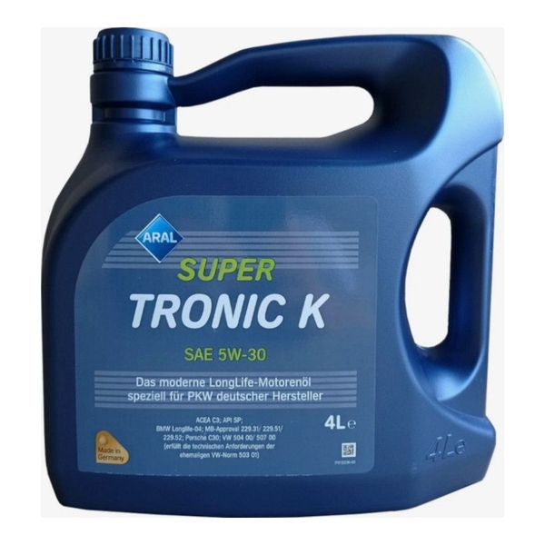 ARAL  Super Tronic K  5W30  SP  C3  синт.  4л (15DBCE)