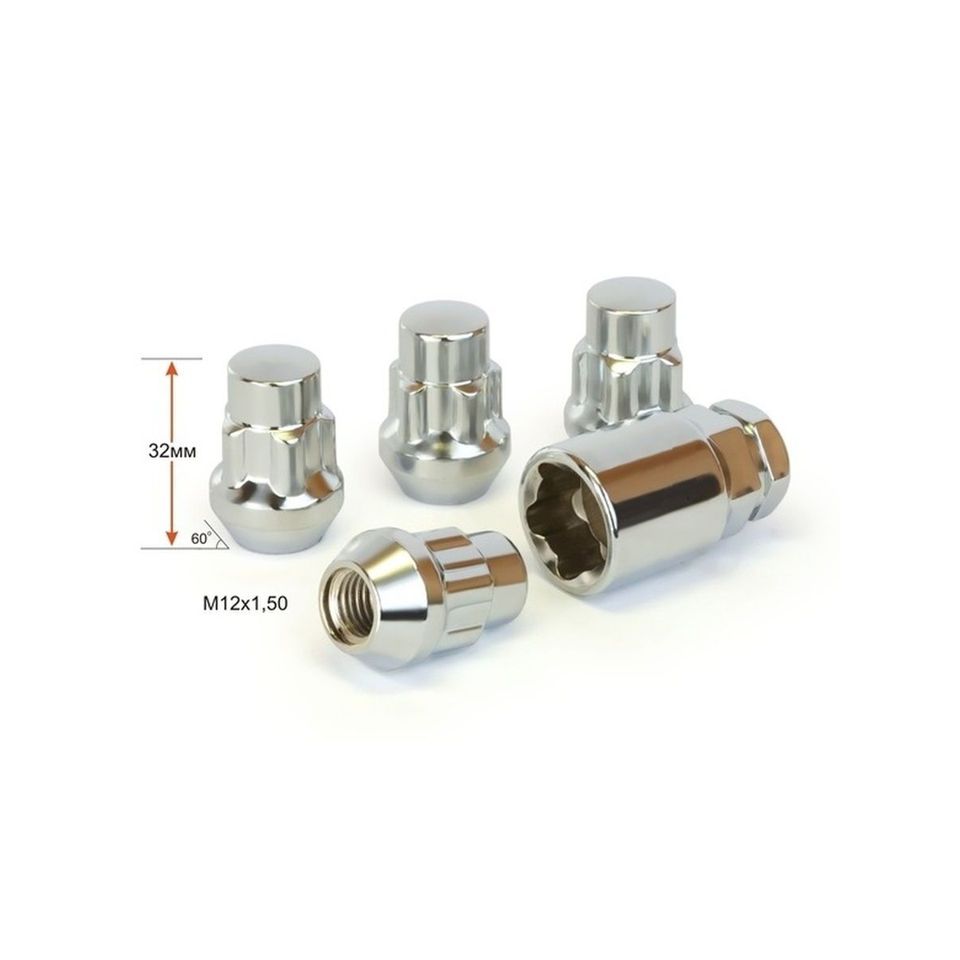 Вектор гайка 12х1,50 L32 конус закрытая, колпачок, 1 ключ 19 [416445H1]